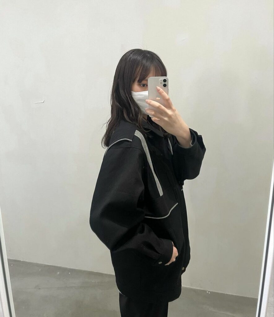 last simple 木村なつみ　ニットバケハ Street Style - Stay Home by FASHIONSNAP.COM - 木村なつみさん