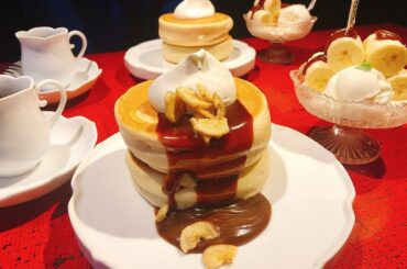 素敵カフェ見つけた
「椿サロン　銀座」
無添加ぷるぷる北海道ホットケーキ

大きさにびっくりするけど
甘すぎないからぺろっと完食できました
見た目も美しすぎるし...