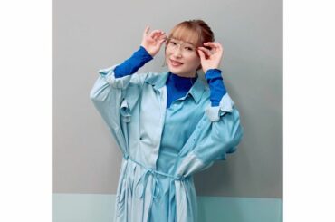 ⁡
クロエ役での出演だったので、ブルーなスタイリング&眼鏡でした
⁡
眼鏡久々でしたね！
⁡
メイクはアサミさん( @asamihorie_mua )
衣装は...