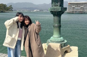 @ayana.s_official ちゃんとの
宮島の思い出

神社からパワーをもらった気がする満潮綺麗だったなぁ

鳥居、工事中だった
 #宮島 #厳島神社 ...