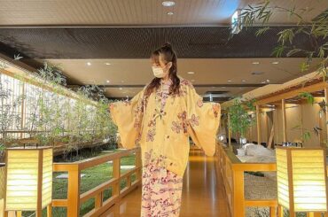 *
ロケで行った旅館の浴衣かわいすぎた
#鬼怒川温泉 #ホテル三日月...
