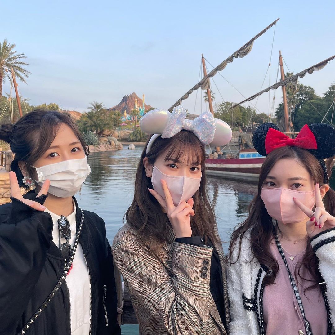 大家志津香 先日のディズニーシー コロナ禍になってずっと行ってなくて 数年ぶりのディズニー アフター6からじゃなくて 朝8 15集合で閉園まで休むことなく Moe Zine