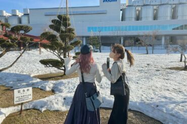 札幌は雪が積もってて驚いた！！

明日札幌ドームで解説のお仕事で来ました！

#野球見ようぜ #札幌ドーム
#ポニーテール が #馬のしっぽ みたい...