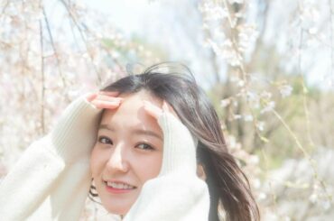 おでこレアです。笑

　@massa_photo 
.
.
#桜#桜ポートレート#お花見#sakura...