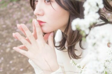 桜じゃないけどね
冠みたいになってて良い感じ

　@massa_photo 
.
.
#ポートレート#portrait #japanesegirl#japane...