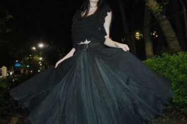 .

@labelleetude_official のお洋服を私らしく
オールブラックでスタイリングめちゃ可愛い…

・ティアードフリルベアトップブラウス
・デ...