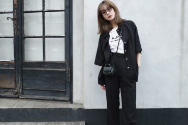 19時から新作発売です。わくわく。
18時からN WITH.のアカウントでインスタライブもしますよ〜◡̈

見に来てくださいね！

ブラックのセットアップ︎︎
...