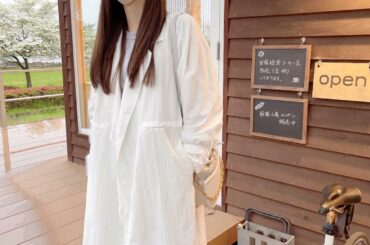 .
雨だけど春物コートおろした日♡
@grl_official 
　
お休みは帰省してゆっくりしたよ
　
そういえばツアーファイナルに向けて、
少し前だけどエク...