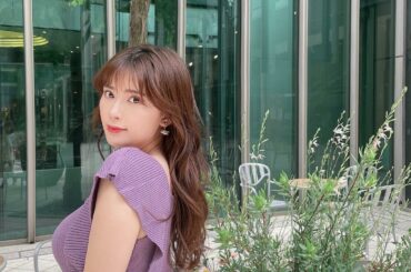 ⁡
ビスチェ風ラッフルコンパクトニット
わたしにしては珍しくパープル！
⁡
#Mercuryduo  #マーキュリーデュオ
#コーデ  #pr...