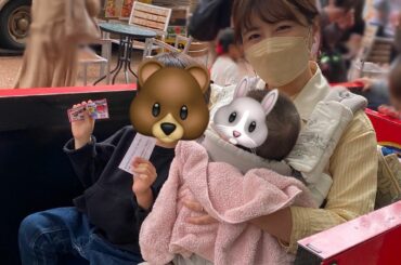 おかでんチャギントンロードトレインの
ウィルソンに乗れました

#チャギントン　#広尾アザレアフェア
#おかでんチャギントン　#chuggington...