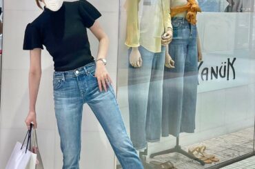 SNSのオススメでたまたま見つけた
@yanuk_official のデニム

試着して気に入ったので.
購入後そのまま履いて帰ってきました🥹

#ruth #...