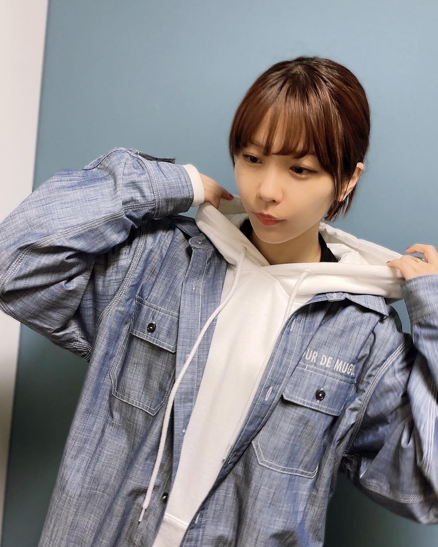 ミュゲ】 JOUR DE MUGUET パーカー NgQyn-m74317391140 のサイズ