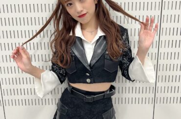 *
インスタに新曲衣装載せてなかったので
本日のハーフツインと共に…🫶
#元カレです #akb衣装...