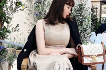 チューリップの刺繍がお気に入りのドレス...