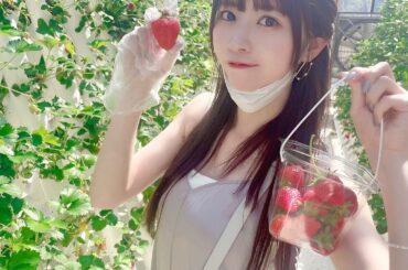 .
いちご摘み〜幸せいっぱいだった♡...