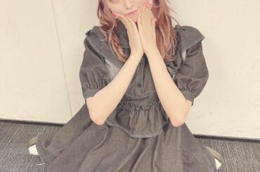 デニム生地のワンピースかわい

#lilllilly#デニムワンピース...