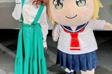【八十亀ちゃんイベント】
⁡
ララちゃん先生役なので
緑メインの衣装を用意してみました
髪型も、サイドローテール合わせてみました(笑)
⁡
おっきな八十亀ちゃん...
