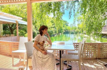 #travel

母のお誕生日旅行
千葉県にある、
ドギーズアイランドに宿泊しました。
敷地内にあるレストラン
【ザ フォレストテラス】にて

大きな池を眺め、...