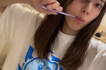 推しのTシャツと過ごす朝...