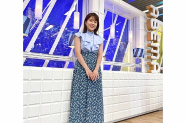 *
涼しげなブルー！

大雨の被害が大きくなりませんように

今日よる9時〜#アベプラ です

#衣装#半目...