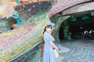 .

ディズニーの日の
ワンピースはＧＵのものです 

#ディズニーコーデ 
#夏コーデ #ディズニーシー...