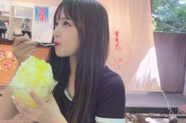 ⁡
⁡
⁡
いちごが1番好きだけど
お菓子とかは結構レモン味がすき。。♡
⁡
⁡
⁡
⁡
#稲場愛香 #まなかん #かき氷 #今年はいっぱい食べたいな 
#レモ...