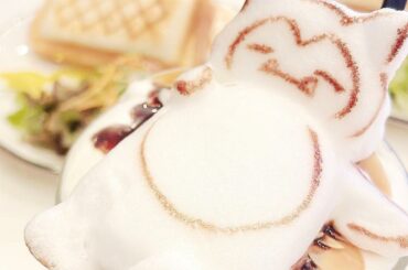 カビゴンの3Dラテアートしてもらいましたっ
ぷるぷるしてて本当可愛かった♡

#cafe #pokemon #ポケモン #カフェ #ラテアート 
#カフェ巡り ...