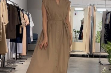 N WITH.2wayフレアワンピ︎。
大人ベージュってやっぱり可愛い…♡

 #nwith #code #fashion #骨格ウェーブ...