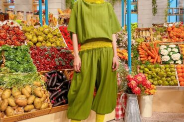 うまいッ！衣装はこちらです。
タグ付けしております

実はピアスの中に胡麻が入っています。
斬新なデザイン、ラブです

番組の最後に話した、
おにぎりとお漬物の...