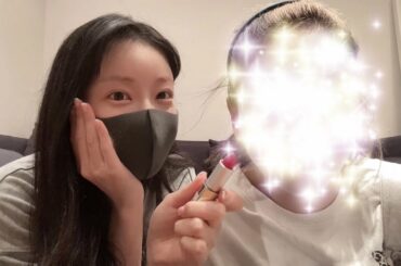 重盛ちゃんに美白メイクしてもらった😍真っ白になりました❗️✨