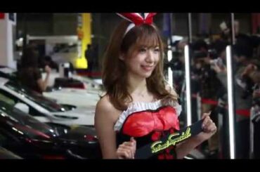 2018/02/24 名古屋オートトレンド　星島沙也加さん ガレージ八幡ブース①