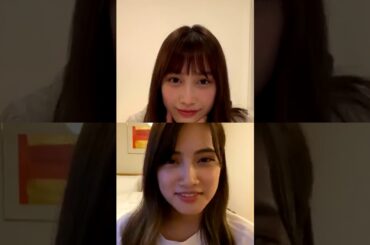 中村ゆりか Yurika Nakamura [Instagram Live] with 入山 杏奈 Anna Iriyama 2020.04.20