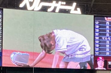 【ライオンズ×ラブライブ！サンシャイン!! コラボデー】泣きの一回付きセレモニアルピッチ(始球式)伊波杏樹、逢田梨香子(Aqours) 2022/5/13 西武vs楽天