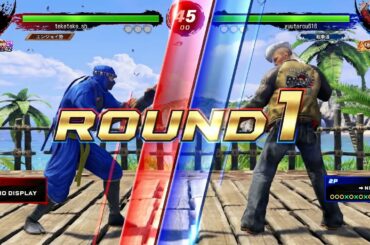 【VFes高段位戦】 轟雷神 影丸 VS 爆焔神 ジャッキー