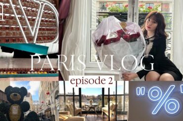 PARIS VLOG❤️【ep.2】LVMHホテル/日本未上陸コスメ/1mの高級チョコを買いました🥺