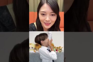 白石麻衣とインスタライブしてみた！#shorts