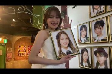 AKB48 入山杏奈(26) 卒業公演後の壁写外し 220316