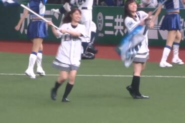 埼玉西武ライオンズのラッキー7、声優の伊波杏樹・逢田梨香さんもフラッグを振ってライオンズファンを盛り上げます