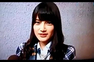 入山杏奈AKB48選抜総選挙2014握手会のインタビュー(速報)