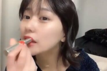 田中美久 気持ち悪いリップグロス