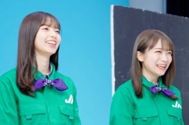 乃木坂46・齋藤飛鳥＆秋元真夏がせりふカミカミで照れ顔！？CM撮影の裏側をとらえたメイキング映像！　JAグループ新TVCM