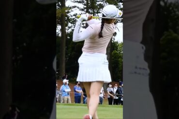 【ドアップ】小祝さくら ゴルフスイング