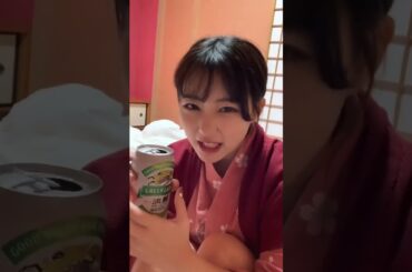 ビール飲んでみた🍻 田中美久