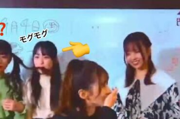 確信犯！、一ノ瀬美空が小川彩の髪の毛を食べる！！