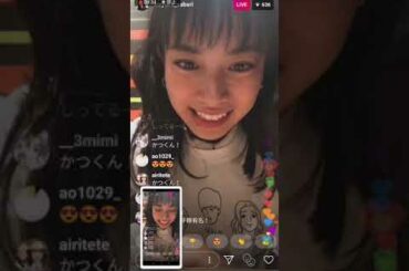 佐分利眞由奈さんインスタライブ_20190221