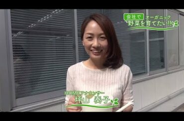会社で野菜を育てたい！第1回「はじめます！」【HOMEアナウンサー】