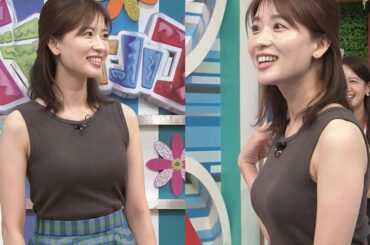 郡司恭子アナがクッキリ