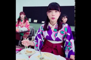 もぐもぐ食べる姿が可愛い深川麻衣