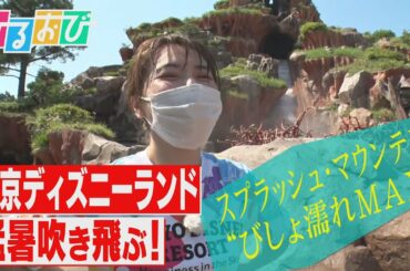 【ひるおび】東京ディズニーリゾートに夏到来！皆川アナ２０年ぶりの来園で濡れて涼んで食べて遊ぶ！
