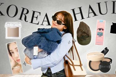【購入品紹介】韓国で爆買いしたものを紹介するよー💜コスメ、ファッション、スキンケアなどなど【HAUL】